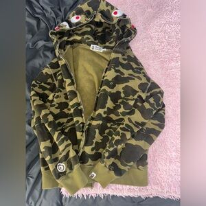 BAPE Full Zip Camo Hoodie Size XL
